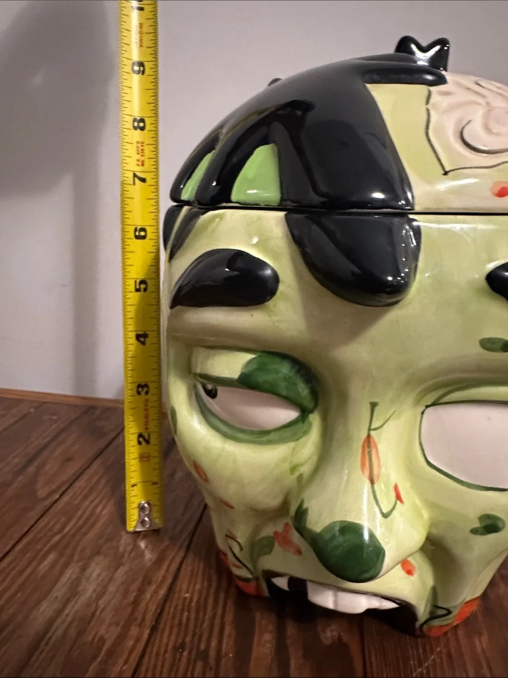Zombie head cookie jar/candy container